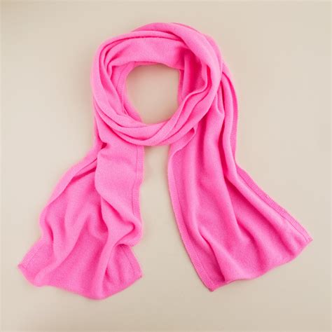 pink cashmere scarf uk